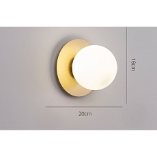 Настенно-потолочный светильник TopDecor Ringo A1 33 1