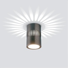 Потолочный светодиодный светильник Elektrostandard DLS026 7W 4200К графит a053601