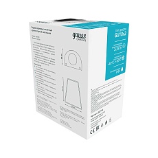 Уличный настенный светильник Gauss Sigma GD164 2