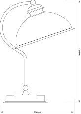 Настольный светильник KUTEK LIDO LID-LG-1(P)GR 2
