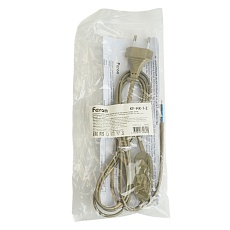 Сетевой шнур с выключателем, 230V 1,9м золото, KF-HK-1-2 3