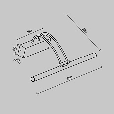 Подсветка для картин Maytoni Finelli MIR004WL-L12B 1