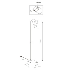 Торшер Nowodvorski Mono 7717 1