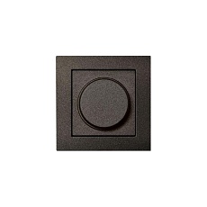 Диммер поворотно-нажимной Liregus Epsilon антрацит 28-1113
