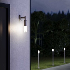 Садово-парковый светодиодный светильник Elektrostandard Isida 35165/F серый a063450 1