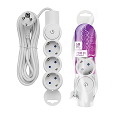 Удлинитель Duwi 3гн 5м с/з 32009 0 1