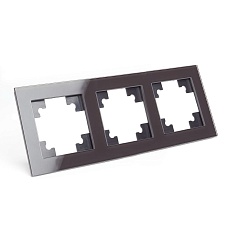 Рамка 3-постовая Stekker Катрин шоколад GFR00-7003-04 39537 3
