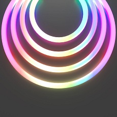 Гибкий неон Maytoni 17,2W/m 384LED/m 2835+2016LED/m 1313SMD дневной белый + RGB 5М 20305 3