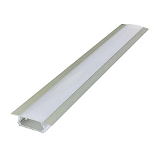 Профиль встраиваемый с рассеивателем серебро 1м. Apeyron 08-06