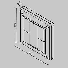 Панель управления Maytoni Lighting control 721052 3
