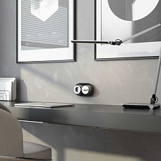 Розетка с заземлением Werkel Vintage серебро матовый/хром W5871054 4690389174735 3