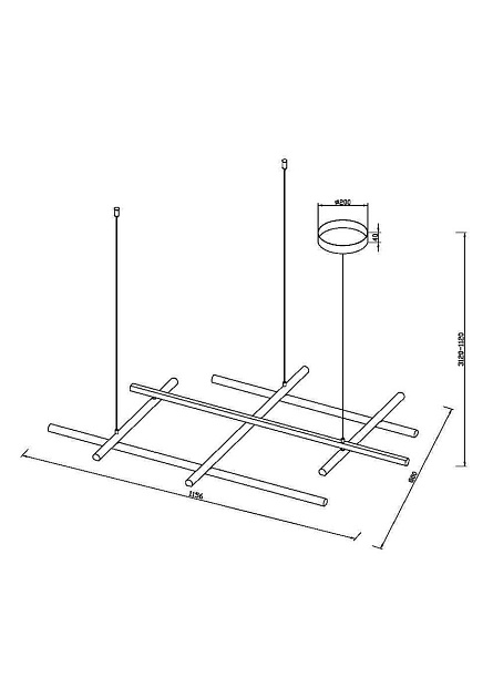 Подвесной светодиодный светильник Maytoni Radiance MOD278PL-L86G3K Фото № 2