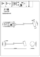 Спот Evoluce Zoom SLE201041-01 1