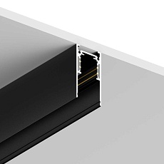 Шинопровод накладной Hesby Lighting ElDeko 48В-1м, чёрный HSBL_0051 1