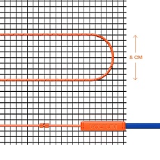 Нагревательный мат Voltum 200 Вт/м 5 м 2,5 м2 VLT01-200-2.5 1