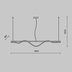 Подвесной светильник Maytoni Tau MOD166PL-L20G3K 2