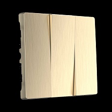 Набор клавиш для выключателя трехклавишного Werkel шампань рифленый W1139010 4690389160264 2