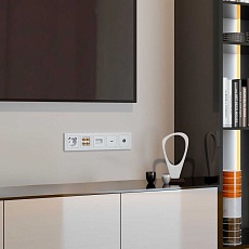 Лицевая панель Werkel Hammer для HDMI белый W1296001 4690389163227 2