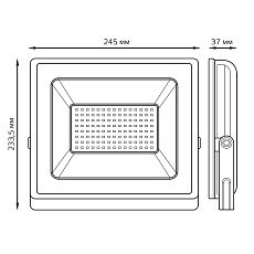 Прожектор светодиодный Gauss 100W 613100100 4