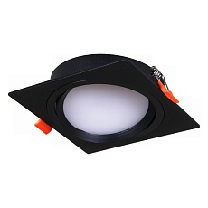 Встраиваемый светильник Reluce Technical 53026-9.0-001LD GX53 BK