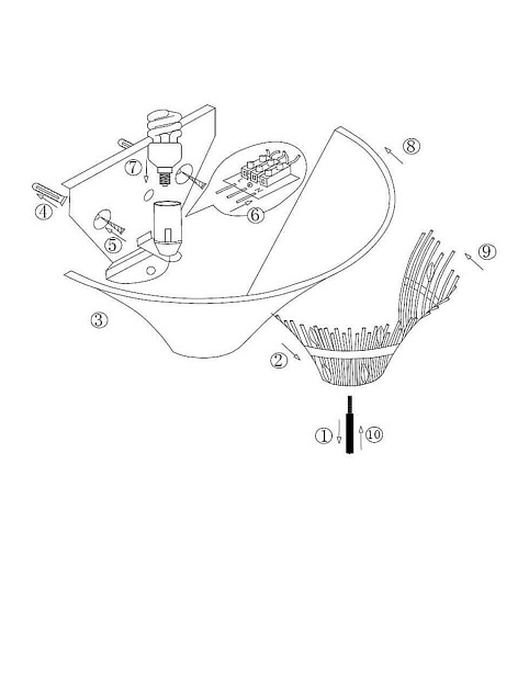 Настенный светильник Lucide Canna 09205/01/97 Фото № 3