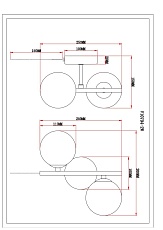Бра Moderli Renny V10794-2W 1