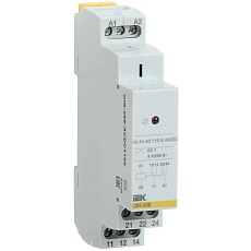Реле промежуточное модульное OIR 2 контакта 8А 110В AC/DC IEK OIR-208-ACDC110V