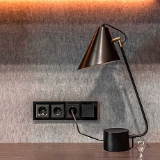 Рамка Werkel Favorit на 4 поста черный W0041108 4690389159954 4