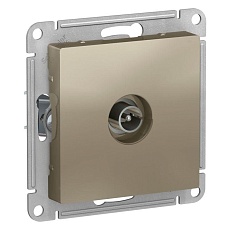 ТВ-розетка Systeme Electric AtlasDesign шампань ATN000593