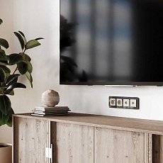 ТВ-розетка оконечная Werkel айвори матовый W1183062 4690389192302 1