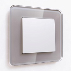 Выключатель одноклавишный проходной Werkel белый матовый W1112061 4690389184598 2