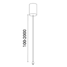 Подвесная основа Italline IT02-024 black 1