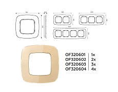 Рамка AMBRELLA VOLT OF320604 2