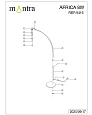 Торшер Mantra Africa 9416 1