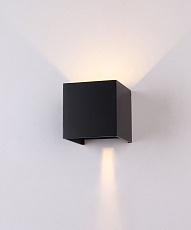 Уличный настенный светодиодный светильник Elvan GW-310A-6W-WW-Bk 1