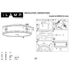 Потолочный светильник iLamp Dice 902X-4 CR 1
