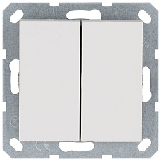 Выключатель двухклавишный Jasmart G3023W