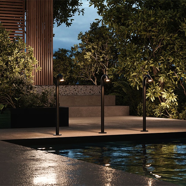 Уличный светодиодный светильник Maytoni Lumi O476FL-L4GF3K Фото № 6