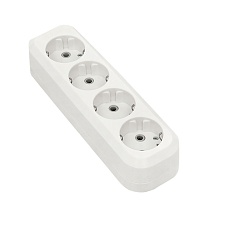 Колодка 4 гн. 16А 3,5кВт с/з Эксперт EKF PROxima AKB16-4