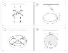 Настенно-потолочный светодиодный светильник Ambrella light Wallers Wall FW11136 1