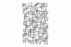 Зеркало Art Home Decor Tetris YJ358 CR 140х85 см Серебристый