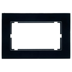 Рамка 2-модульная Stekker Катрин черный GFR00-7012-05 39571