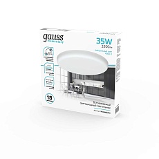 Встраиваемый светодиодный светильник Gauss Elementary Adjustable Frameless 9034460236 2