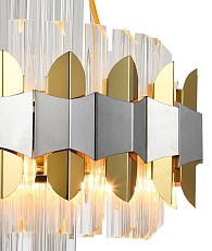 Подвесная люстра Natali Kovaltseva Skala 81435/6C Brass Silver 1