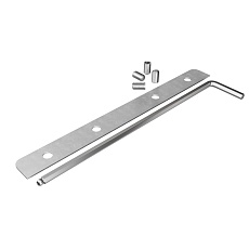 Полоса Apeyron К-08-32 для соединения алюминиевого профиля, светильников арт. 14-25, 30-10, 30-11, 30-12 металлическая, размер 90мм*9,7мм К-08-32