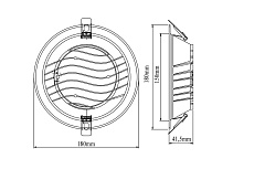 Встраиваемый светодиодный светильник Fiberli CDEW8-TECO 12130708 1