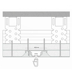 Скрытый карниз FerGipps белый ОК 40 УТ000002545 2