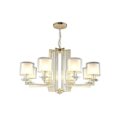 Подвесная люстра Crystal Lux Nicolas SP-PL8 Gold/White 3