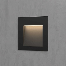 Встраиваемый светодиодный светильник Elektrostandard MRL LED 1103 черный a049744 1