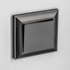 Выключатель Werkel одноклавишный черный матовый W1110008 4690389156588 5